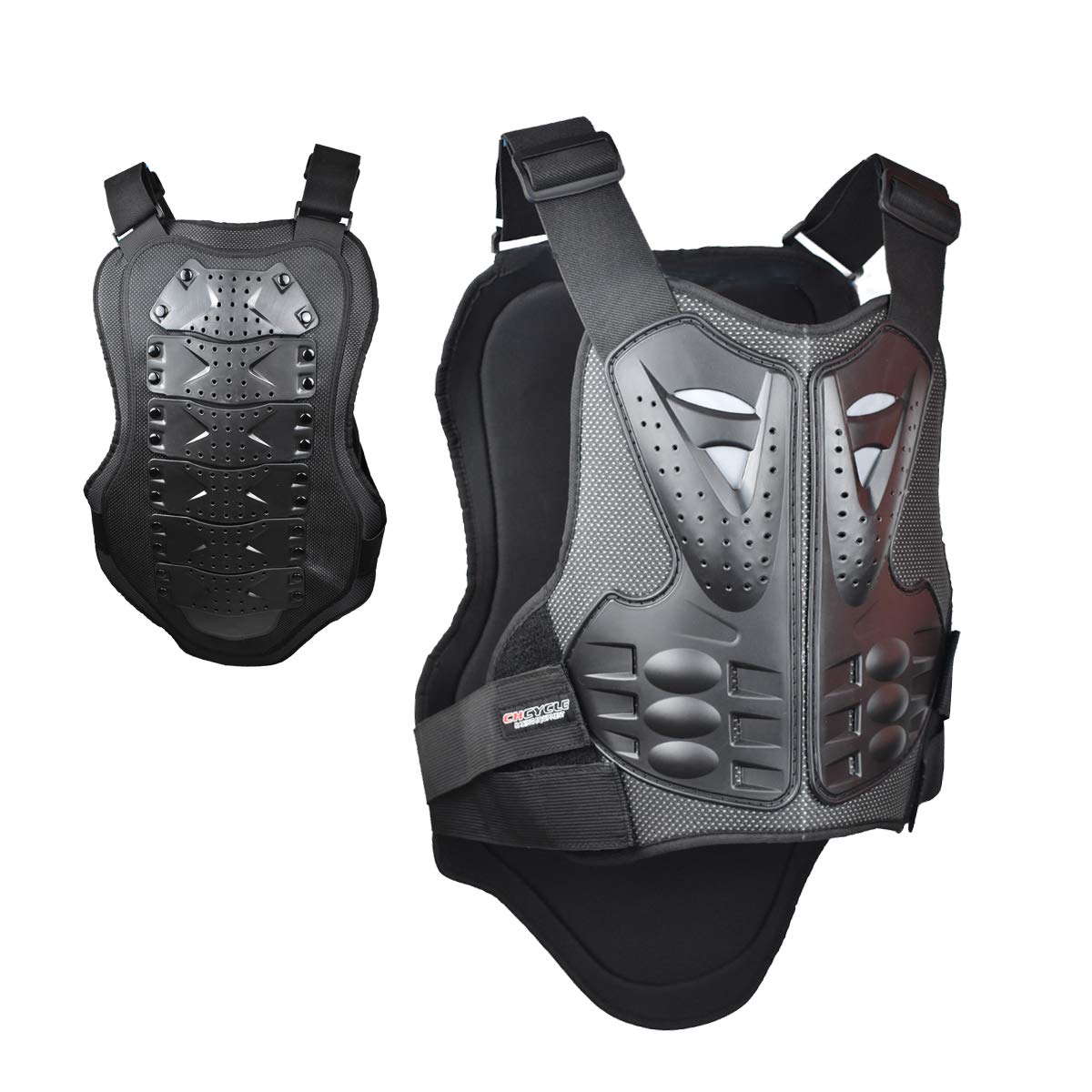 Mountain Biking Protective Gear - รถจักรยานยนต์เสื้อกั๊กเกราะป้องกันขี่หน้าอกกลับสําหรับผู้ใหญ่ Dirt BIKE Mountain Bike Off-Road