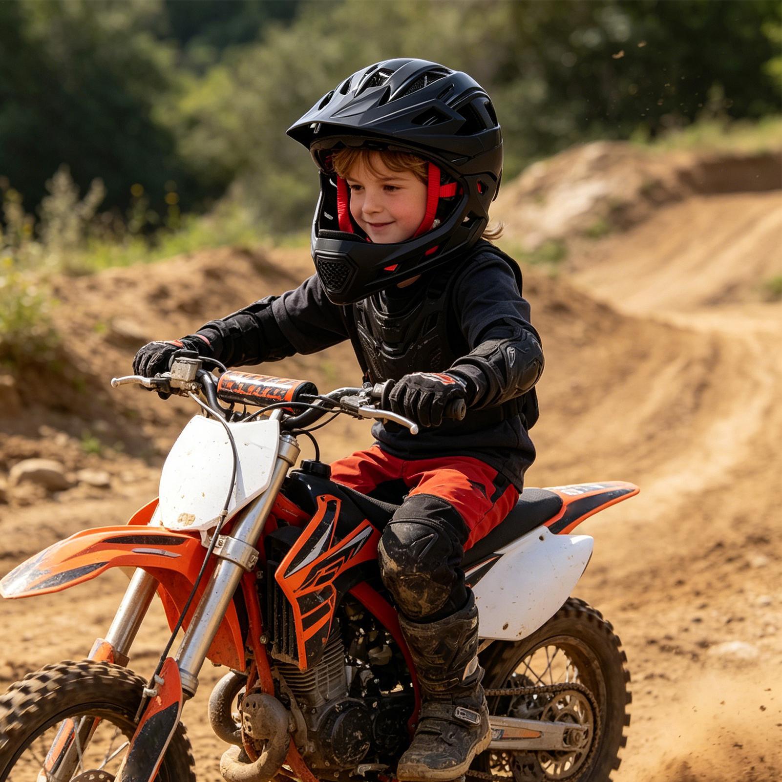 Mountain Biking Helmet Kids - หมวกกันน็อคสำหรับเด็กแบบกันกระแทก ปรับได้ ป้องกันศีรษะ สำหรับปั่นจักรยานเสือภูเขา ถนน สำหรับเด็กหญิง