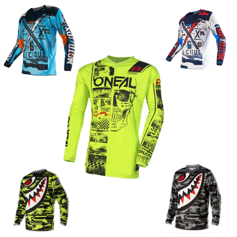 Mountain Biking Videos - เสื้อแข่ง MTB ดาวน์ฮิลล์ ออฟโรด มอเตอร์ครอส เอนดูโร่