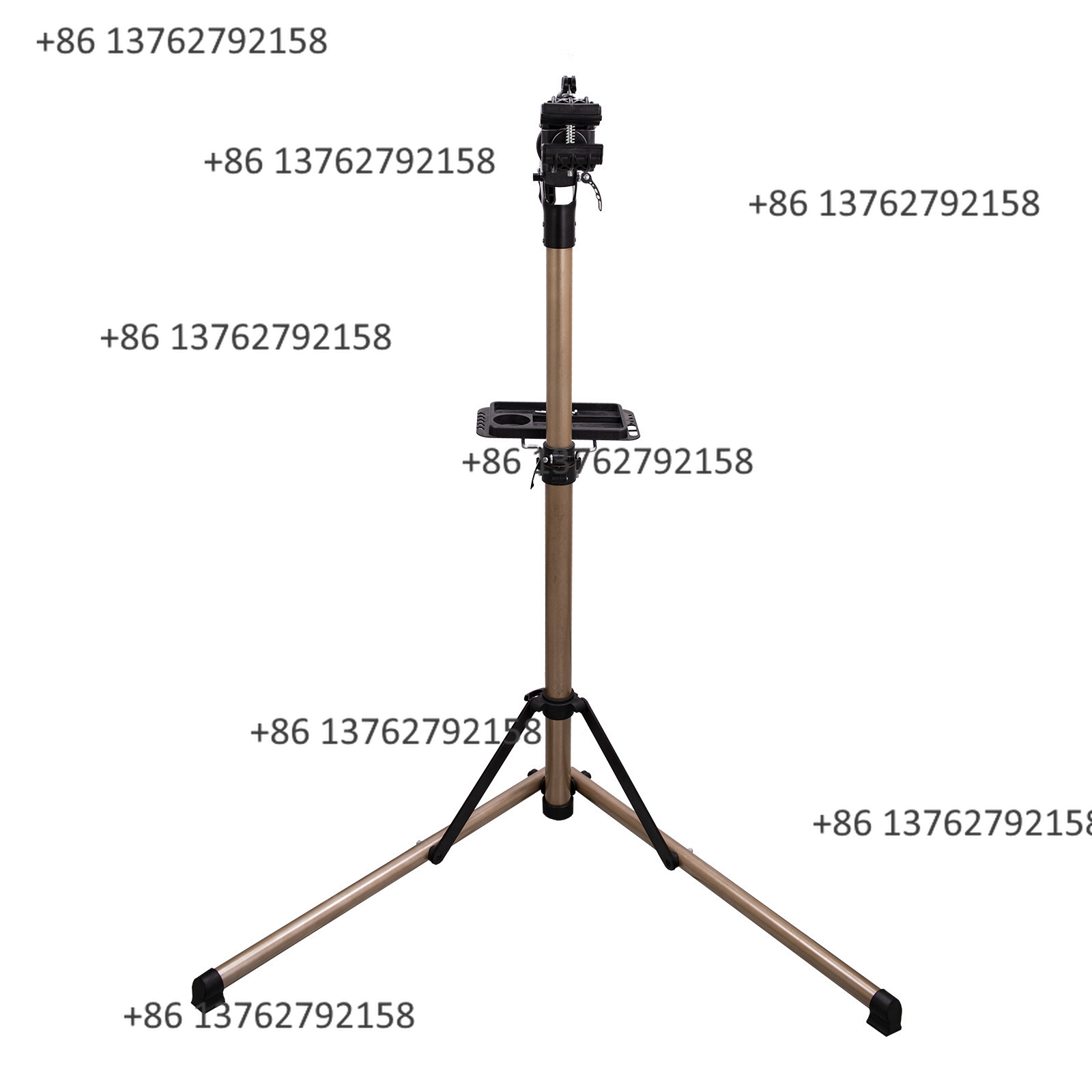 Mountain Biking Shop - ขาตั้งซ่อมจักรยานแบบพับได้ปรับระดับได้ 98-156 ซม. 360 องศา °