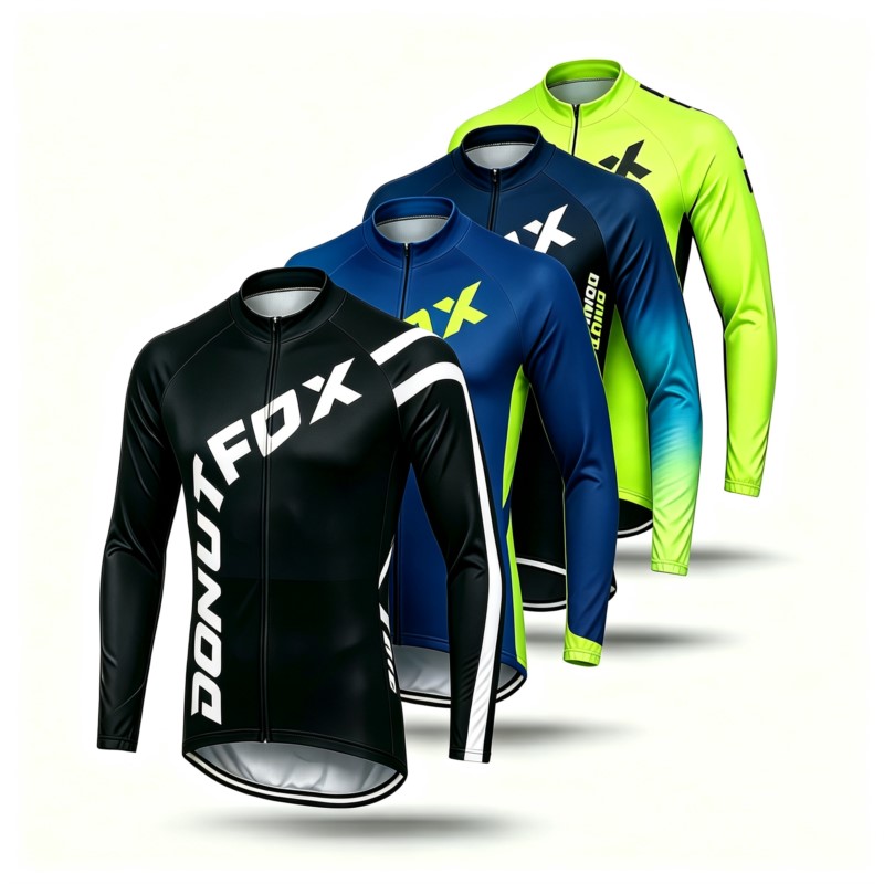 Mountain Biking Long Sleeve Shirt - เสื้อเจอร์ซีย์ MTB แขนยาวสำหรับผู้ชายและกางเกงปั่นจักรยาน แห้งเร็ว ชิ้นเดียวหรือชุดเข้าชุดสำหรับการปั่นจักรยานเสือภูเขาและมอเตอร์ครอส