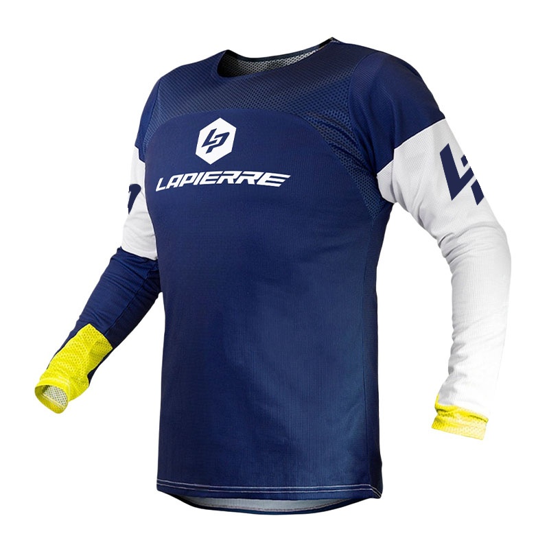 Mountain Biking Long Sleeve Shirt - เสื้อแข่งลาปิแอร์ดาวน์ฮิลล์ เสื้อจักรยานเสือภูเขาครอสคันทรี เสื้อแข่งดาวน์ฮิลล์ DH เสื้อมอเตอร์ไซค์เอนดูโร่ เสื้อยืดจักรยาน