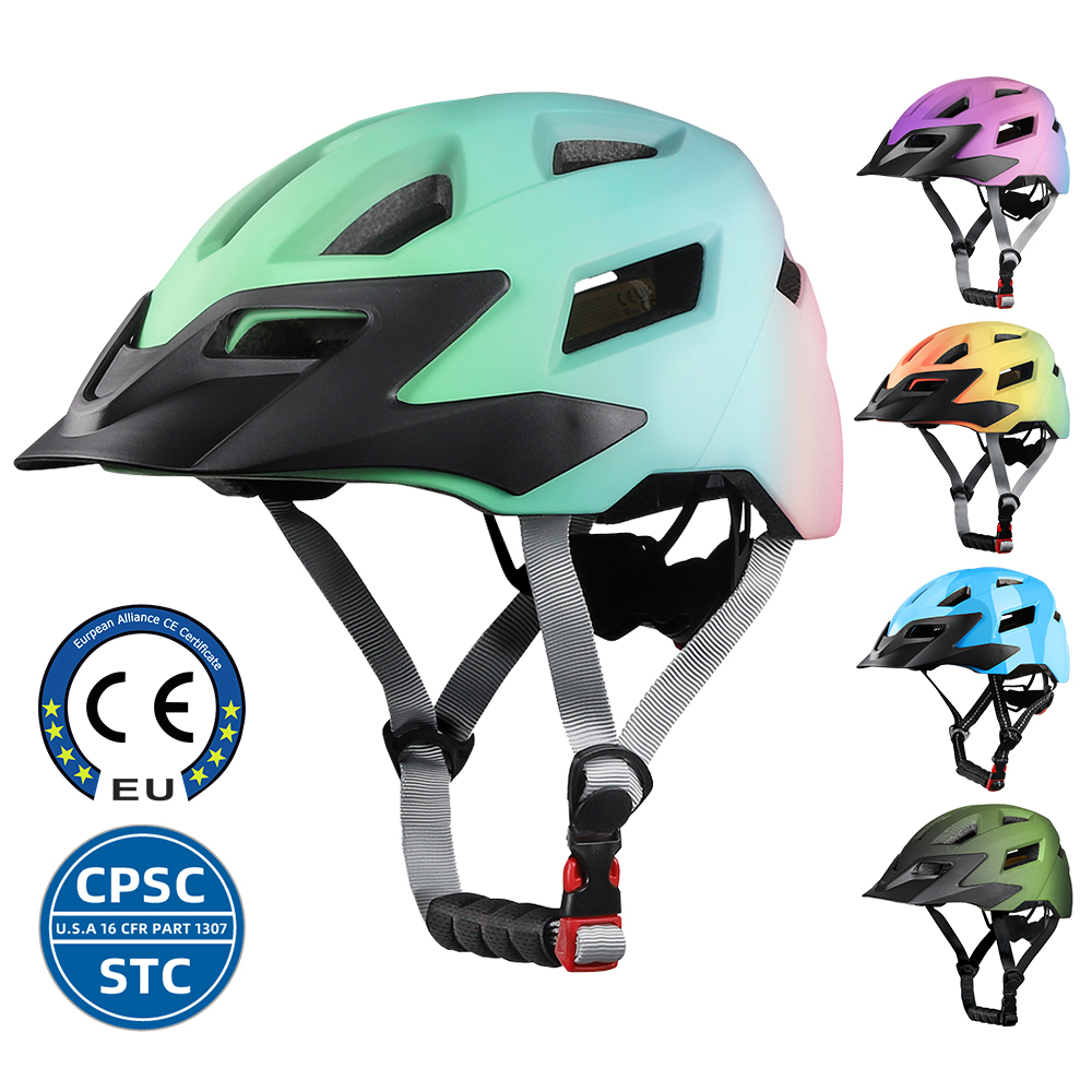 Mountain Biking Helmet Kids - เด็กหมวกกันน็อคเด็กจักรยานความปลอดภัยขี่จักรยานเด็กชายหญิงหมวกป้องกันกีฬากลางแจ้ง MTB สมดุลจักรยานโรลเลอร์สเก็ตหมวกกันน็อค