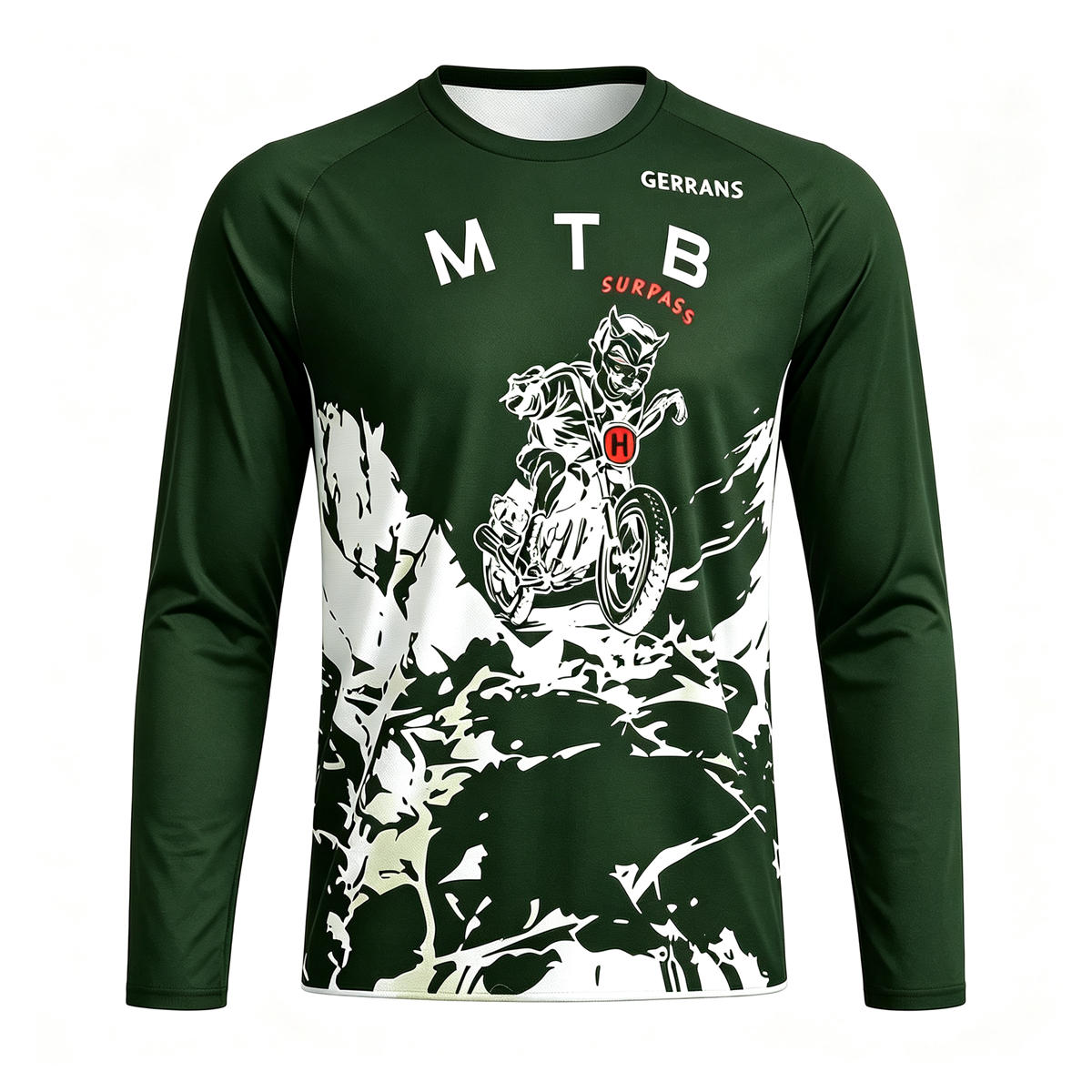 เสื้อเจอร์ซีย์แขนยาวสำหรับผู้ช - Mountain Biking Long Sleeve Shirt บทวิจารณ์และราคา