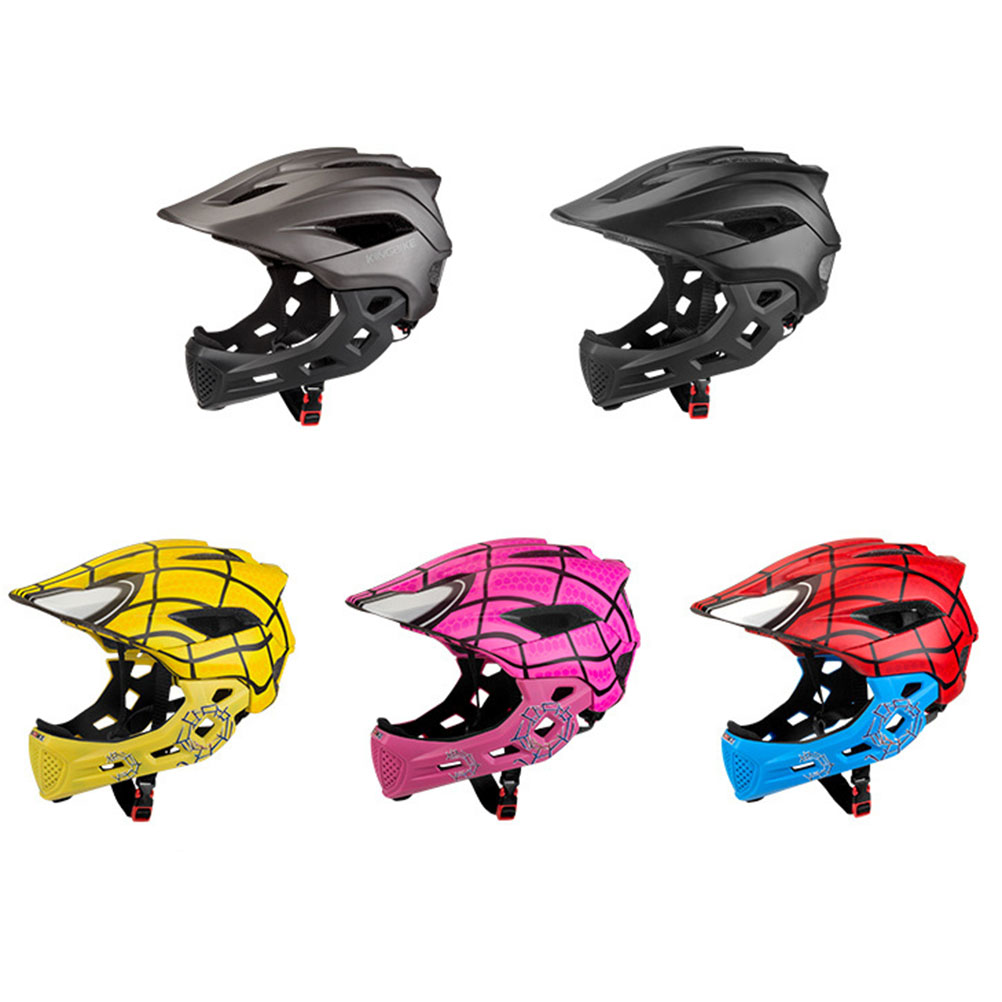 หมวกกันน็อคจักรยานแบบเต็มใบสำห - Mountain Biking Helmet Kids บทวิจารณ์และราคา