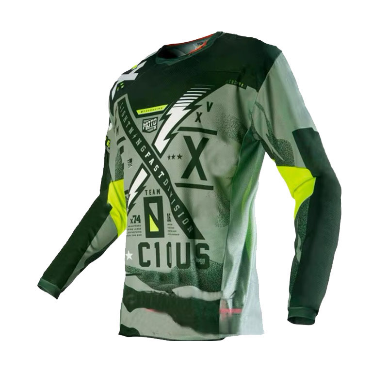 เสื้อเจอร์ซีย์มอเตอร์ครอสพิมพ์ - Mountain Biking Videos บทวิจารณ์และราคา