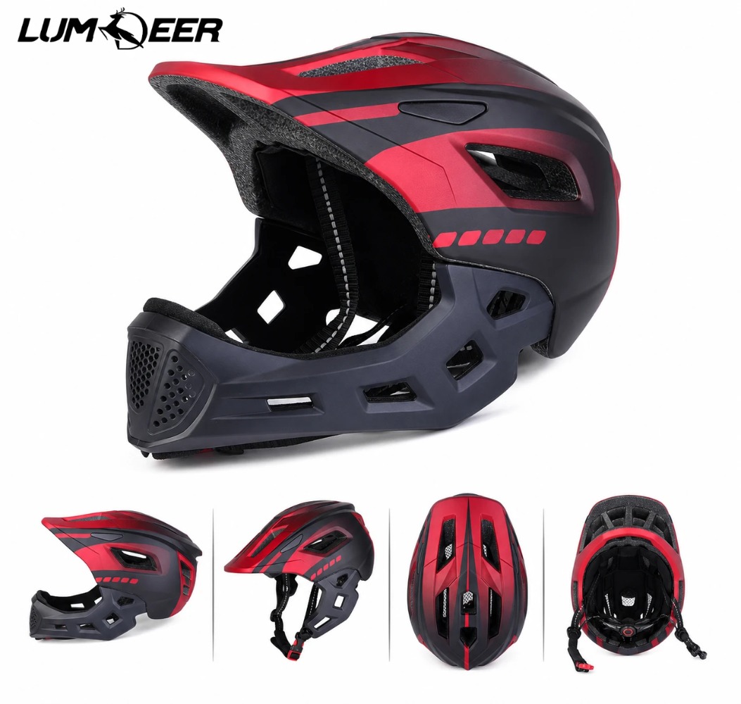 ชุดอุปกรณ์ป้องกันศีรษะสำหรับเด - Mountain Biking Helmet Kids บทวิจารณ์และราคา