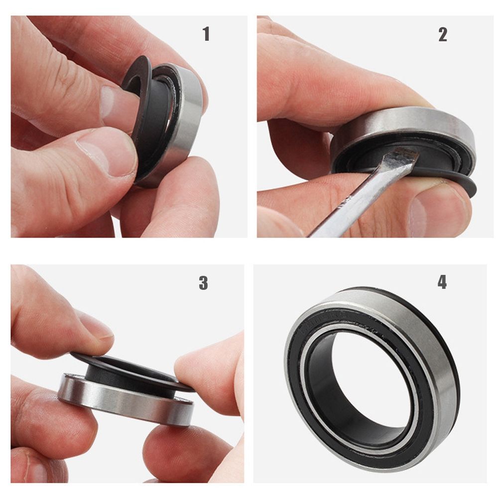 1/2Pcs ด้านล่างฝาครอบแบริ่งป้อ - Mountain Biking Protective Gear บทวิจารณ์และราคา