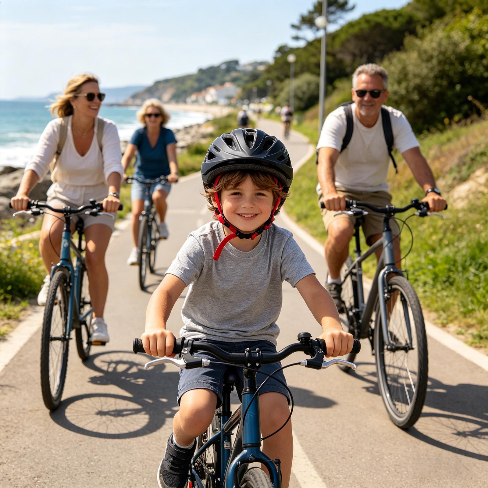 หมวกกันน็อคสำหรับเด็กแบบกันกระ - Mountain Biking Helmet Kids บทวิจารณ์และราคา