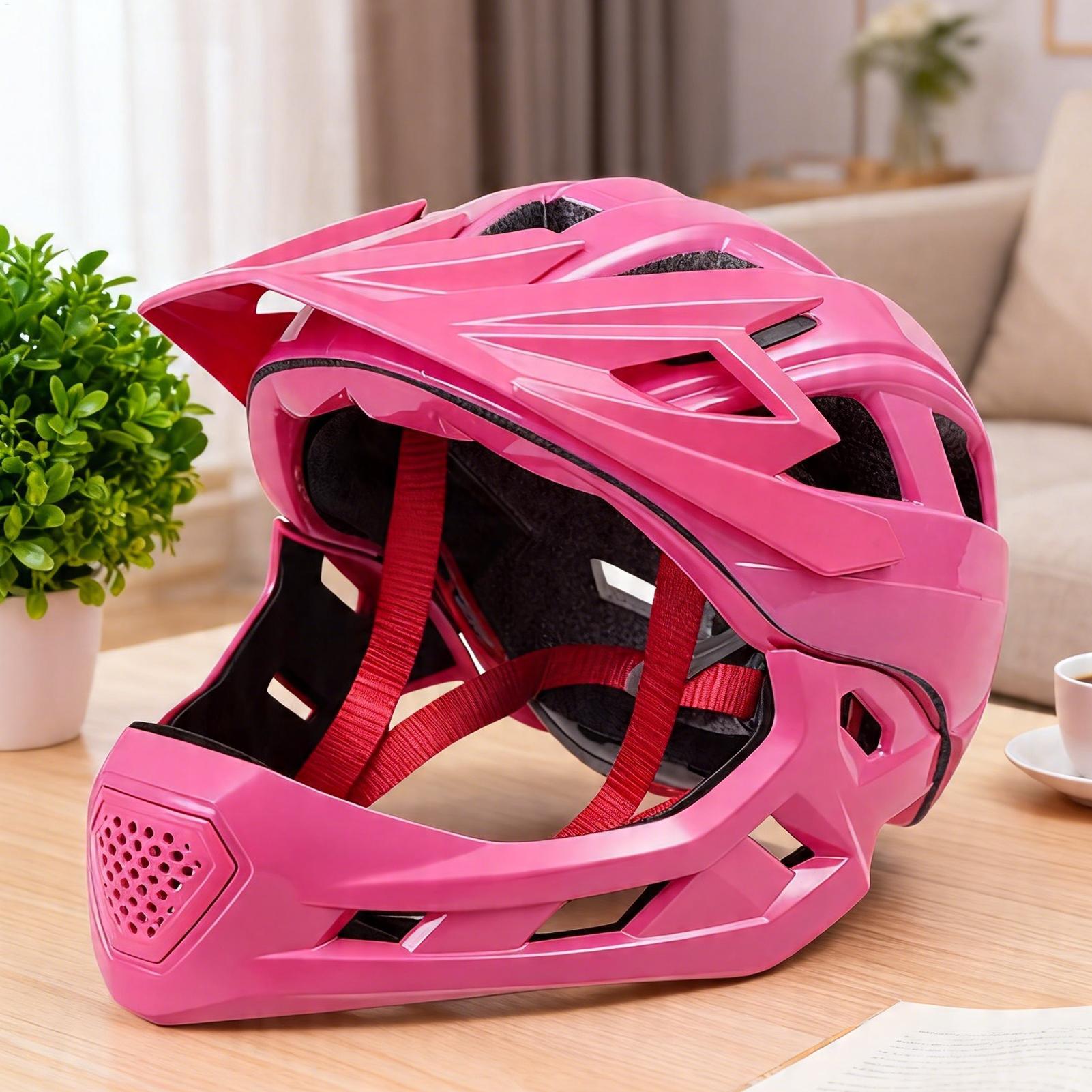 หมวกกันน็อคแบบเต็มหน้าสำหรับเด - Mountain Biking Helmet Kids บทวิจารณ์และราคา