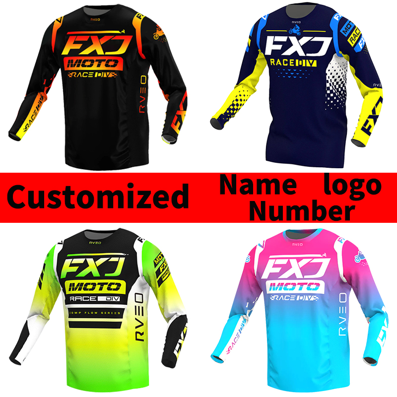 FXJ Motocross jersey Off road  - Mountain Biking Videos บทวิจารณ์และราคา