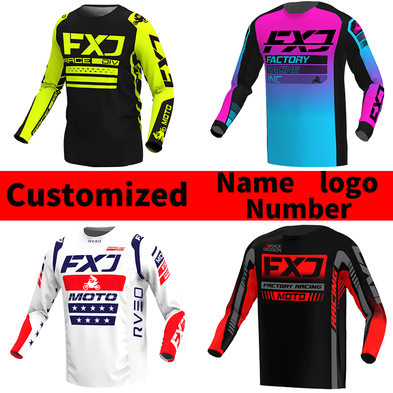 FXJ Motocross jersey Off road  - Mountain Biking Videos บทวิจารณ์และราคา
