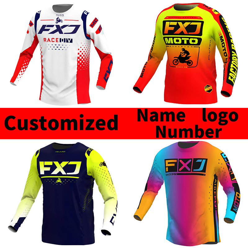 FXJ Motocross jersey Off road  - Mountain Biking Videos บทวิจารณ์และราคา