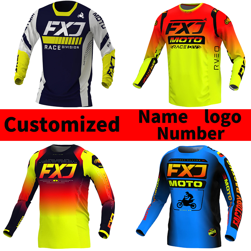 FXJ Motocross jersey Off road  - Mountain Biking Videos บทวิจารณ์และราคา