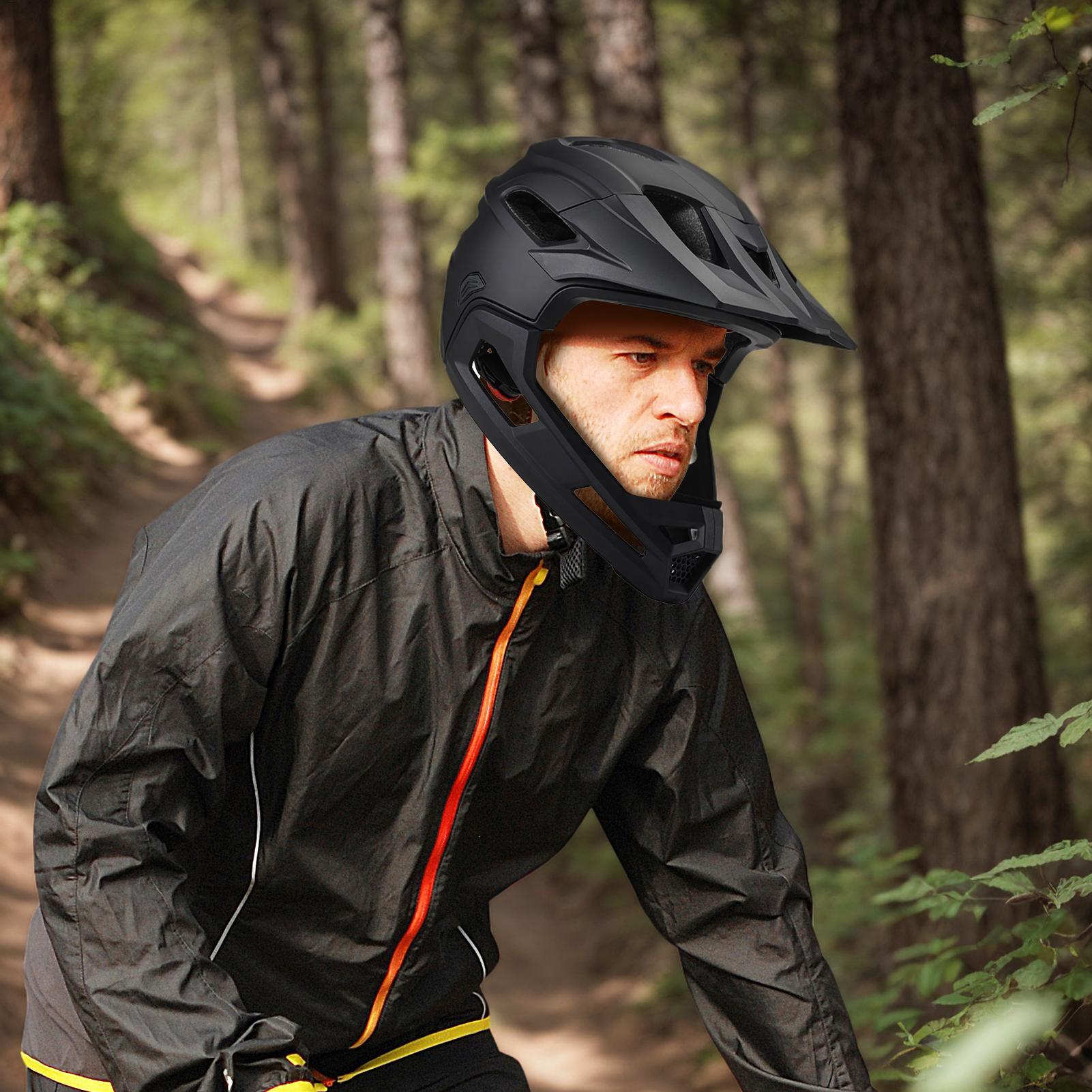 หมวกกันน็อคจักรยานเสือภูเขาแบบ - Mountain Biking Helmet Kids บทวิจารณ์และราคา
